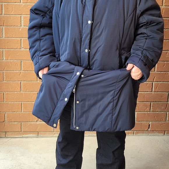 (5X) Navy Blue Winter Coat - Picture 4 of 12